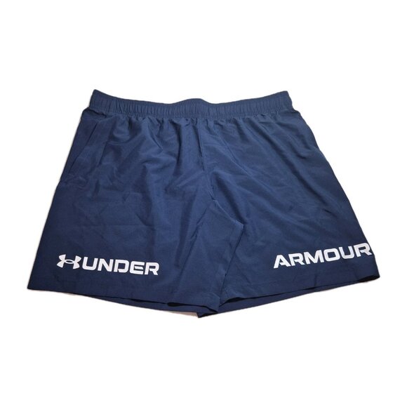 Under Armour Men's Size XXl Loose Blue Elastic Waist Mesh Pockets Athletic (51) - Picture 1 of 13